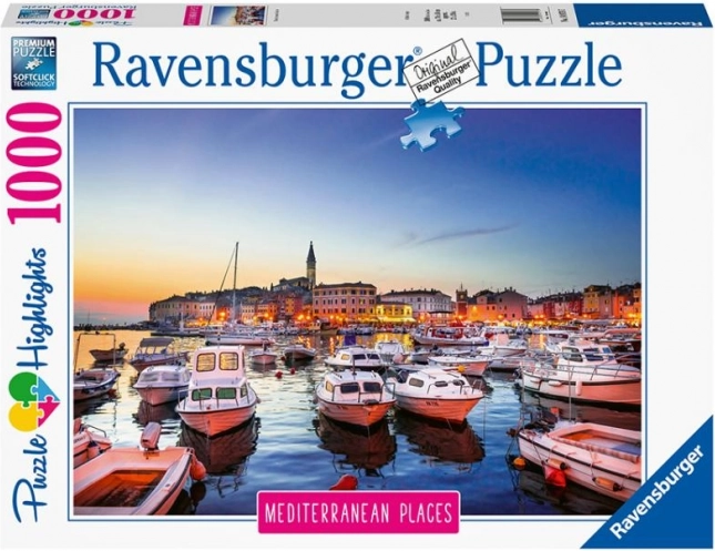 Puzzle Ravensburger Mediterráneo – Croacia, 1000 piezas