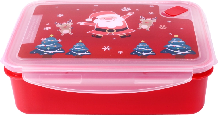 Recipiente de plástico con válvula – motivo navideño 2,2 l