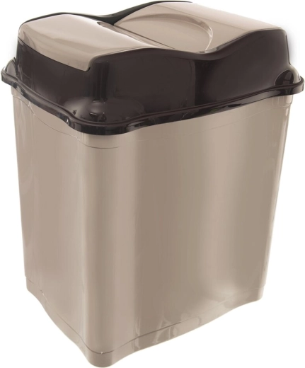 Papelera Whirlpool 9 l, marrón café