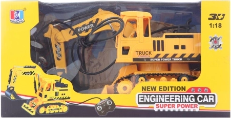 Excavadora infantil con control por cable