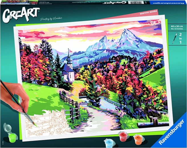 CreArt – hermoso paisaje bávaro (serie prémium)