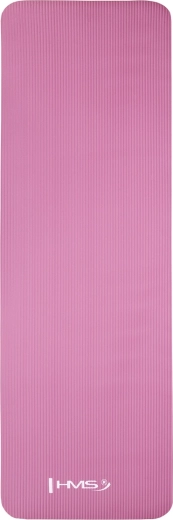 Esterilla de yoga rosa HMS YM07 de NBR, 183 × 61 × 1,2 cm