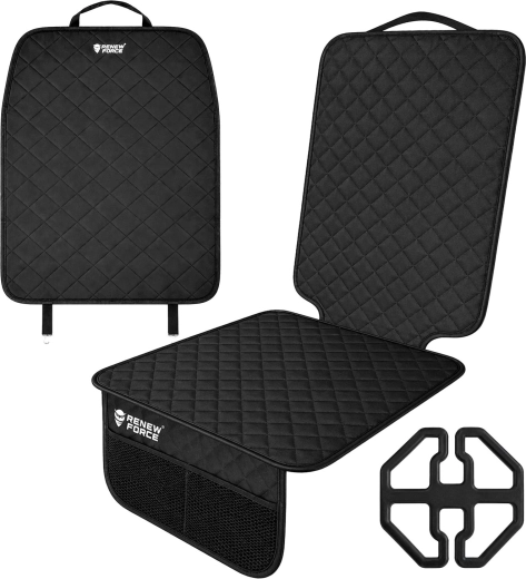Protector para asiento de coche 2 en 1 con organizador