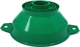 Embudo universal de plástico de 15,5 cm para conservas y bebidas