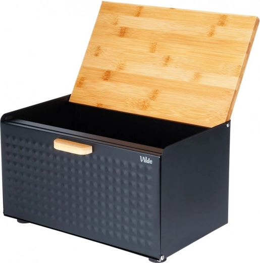 La tapa superior como tabla de cortar