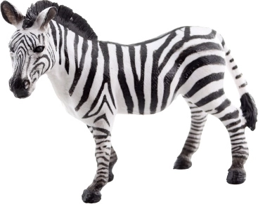 Figura de plástico de cebra