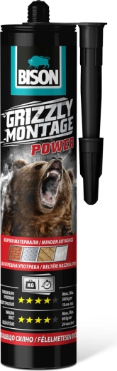 BISON Grizzly adhesivo de montaje fuerte 370 g