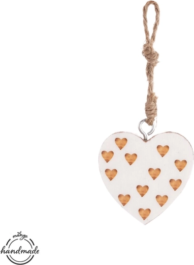 Decoración colgante corazón mango