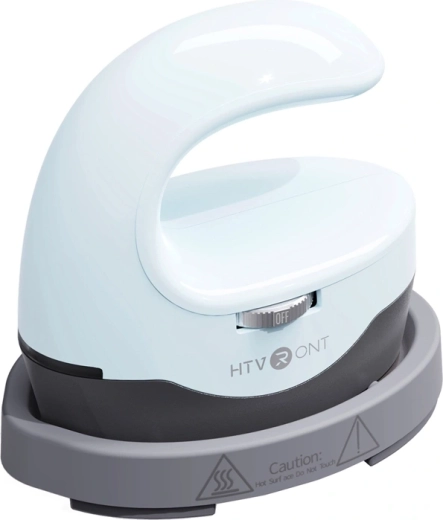 HTVRONT HPM02 mini prensa para termotransferencia azul claro