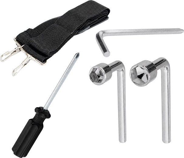 Set a batería 3 en 1 (mini motosierra de cadena + tijeras a batería para ramas + accesorio telescópico) – palé 48 uds