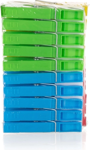 Pinzas de plástico para la ropa ECONOMY, mix de colores, 20 uds.