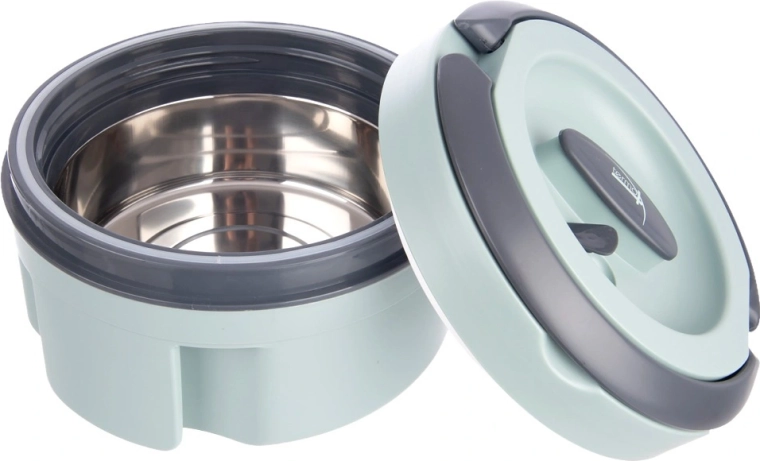 Interior de acero inoxidable para un almacenamiento higiénico de la comida