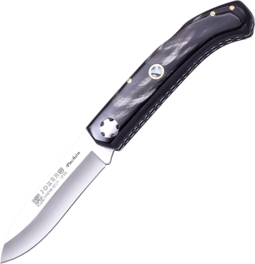 Navaja plegable de bolsillo Joker Pachon 8 cm, cuerno de búfalo y nácar