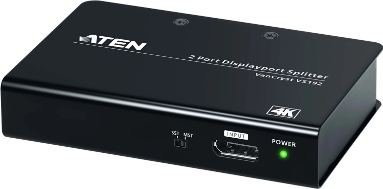 Splitter DisplayPort 4K de 2 puertos ATEN VS192