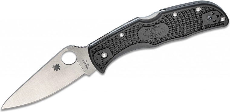 Navaja plegable de bolsillo Spyderco Endela Lightweight Black 8,7 cm