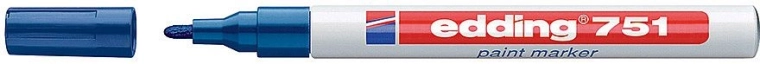 Rotulador de pintura Edding 751 azul