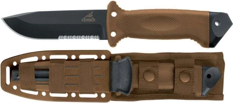 Funda MOLLE con sujeción al muslo y afilador integrado