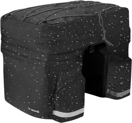 Acabado impermeable, elementos reflectantes y funda