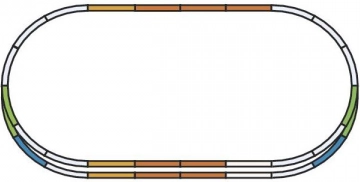 PIKO set de vías E para tramo paralelo H0