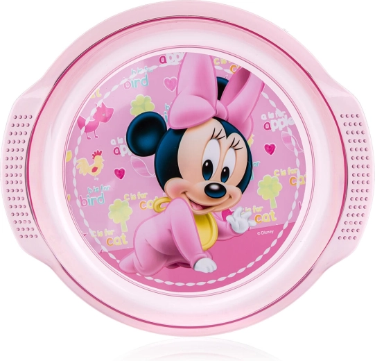 Plato infantil poco profundo Minnie 17 cm de plástico