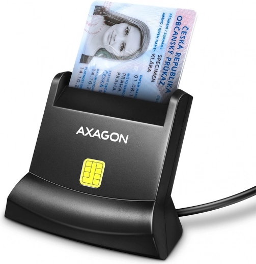 Lector de tarjetas de sobremesa AXAGON CRE-SM4N USB