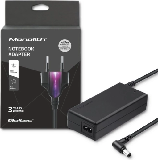 Adaptador de alimentación para portátil 65 W, 19 V, 3.42 A, conector 5.5 × 2.5 mm