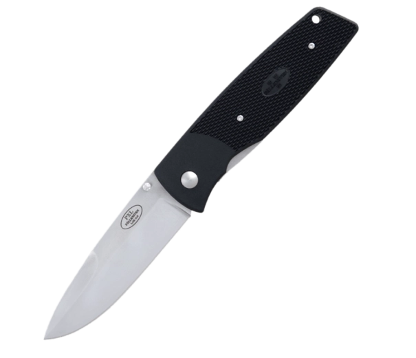 Fällkniven PXLx navaja de bolsillo 8,8 cm, satinado, negro, Grilon