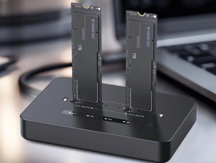 Dos ranuras M.2 para NVMe y SATA en una sola