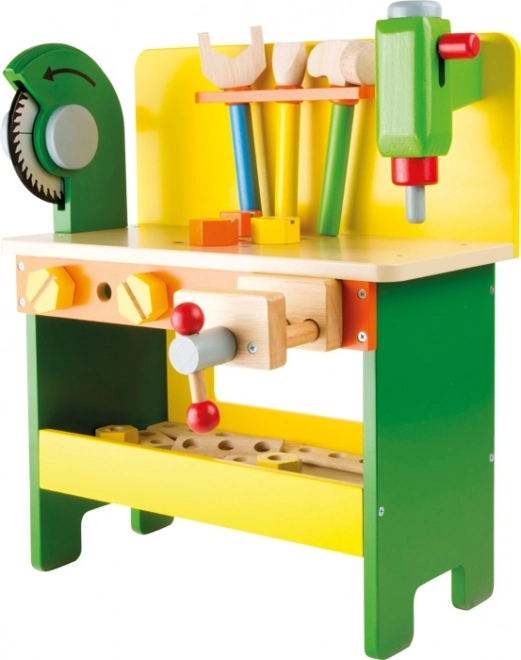 Banco de trabajo de madera Small Foot Christian para niños