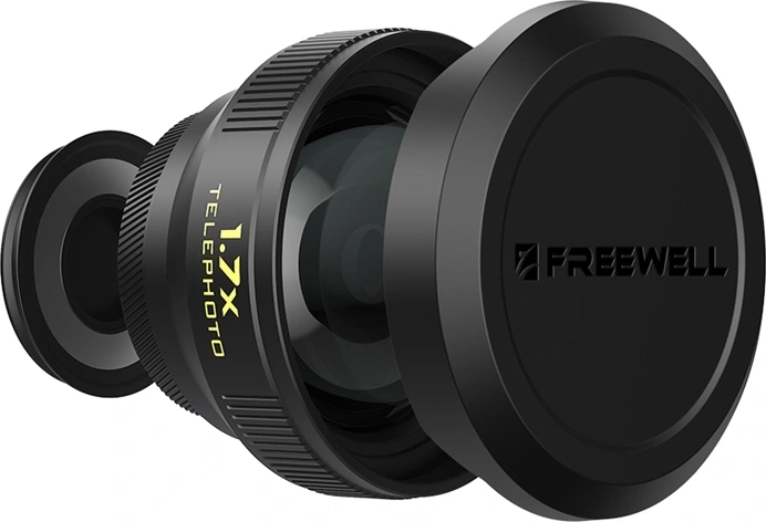 Teleobjetivo Freewell 1,7× para smartphone con montaje de 17 mm