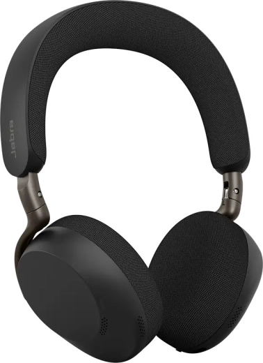 Auriculares inalámbricos con diadema Jabra Evolve3 75 UC con adaptador Link 390c, negro