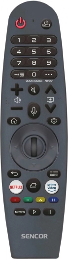 Control cómodo con mando a distancia