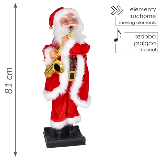 Tamaño de 81 cm para una mejor visibilidad