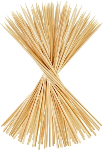 Brochetas de madera para shashlik 30 cm, 100 uds