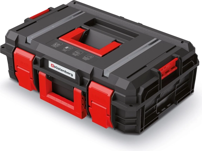 Maletín para herramientas X-BLOCK TECH, 546 × 380 × 194 mm, negro