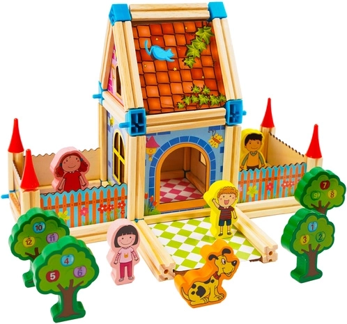 Juego de construcción casa 268 piezas KRUZZEL