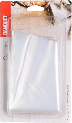 Manga pastelera desechable para decorar 30 cm, PE – 20 uds