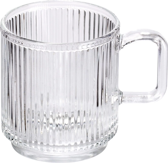 Vidrio acanalado con estilo para un mejor agarre