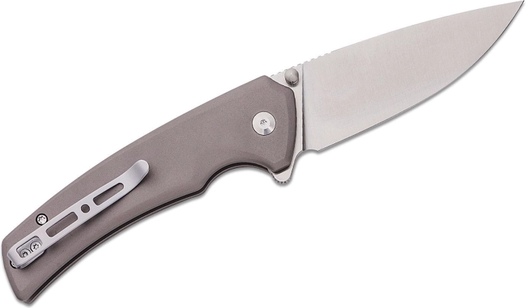 Navaja plegable Sencut Serene con mango de aluminio gris