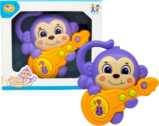 Monito morado musical - 1 unidad