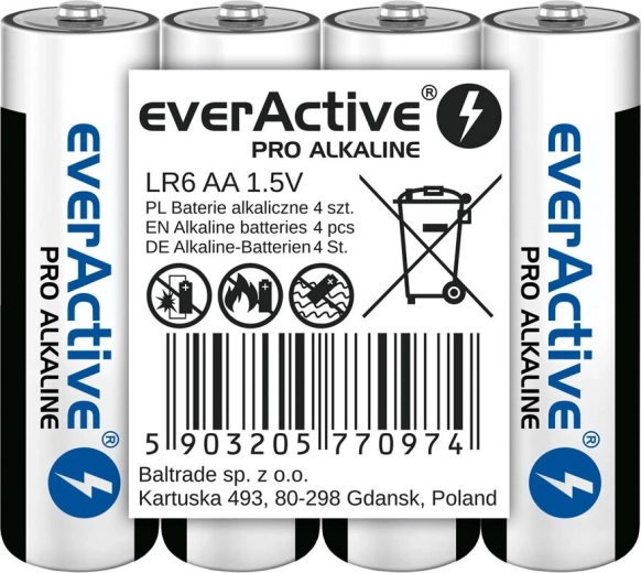 Baterías alcalinas AA everActive