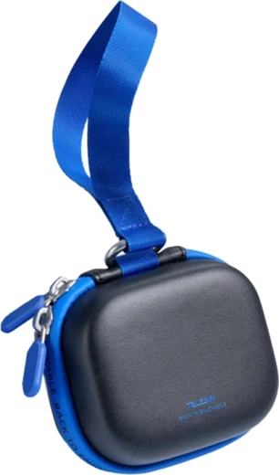 Telesin DisAdv EVA estuche mini de transporte universal para cámaras deportivas negro-azul