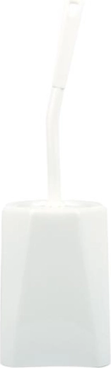 Juego de WC con escobilla TORO, blanco