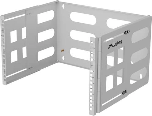 Soporte de pared RACK 19" 6U 497×400/240 gris
