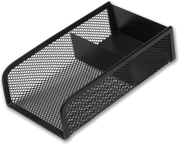 Soporte metálico para notas y clips ICO, negro