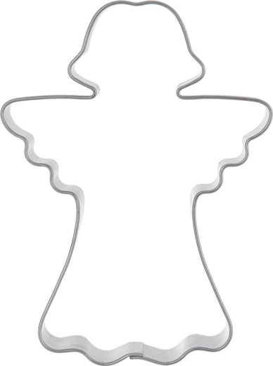 Cortador de acero inoxidable con forma de ángel 8 cm
