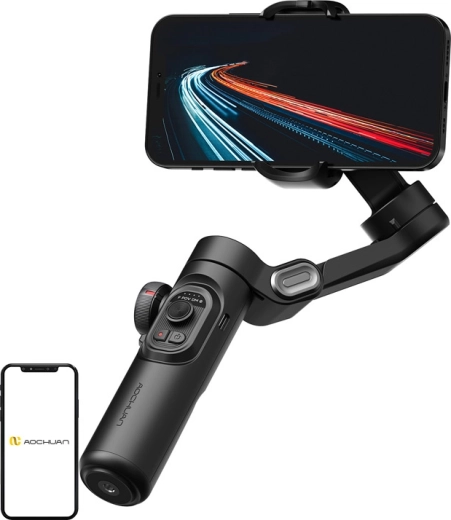 AOCHUAN Smart XE estabilizador de 3 ejes para smartphone negro