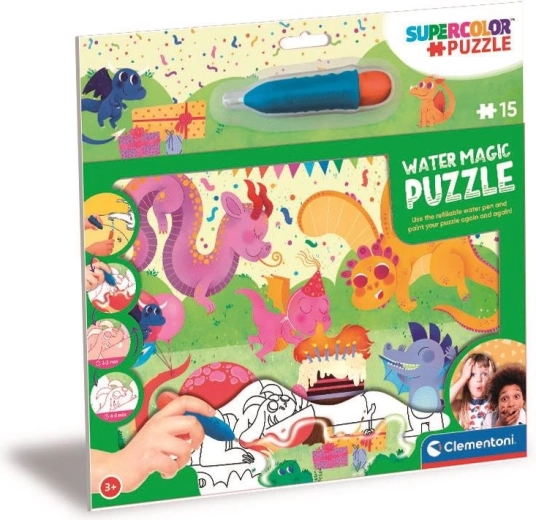 Puzle mágico Water Magic: Dragoncitos 15 piezas