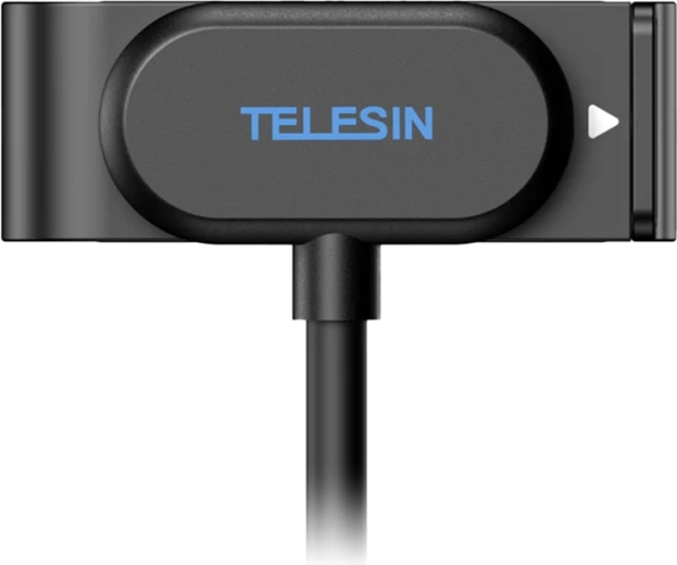 Adaptador de carga magnético con tapa lateral para GoPro HERO 9–13 TELESIN