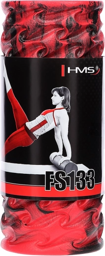 Rodillo de espuma de masaje HMS FS133 33 cm rojo